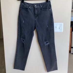 Wild Fable high rise black mom jean(10)